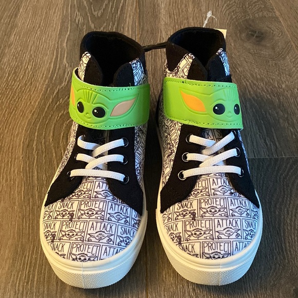 Star Wars Shoes Star Wars The Mandalorian Grogu Baby Yoda High Top